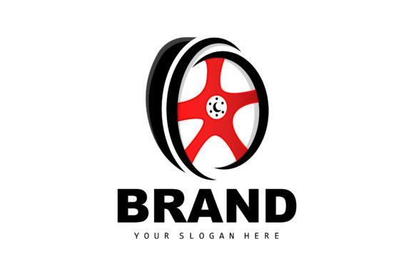 Download Tire Wheel Logo, Automotive Parts Vector - Auto Collection