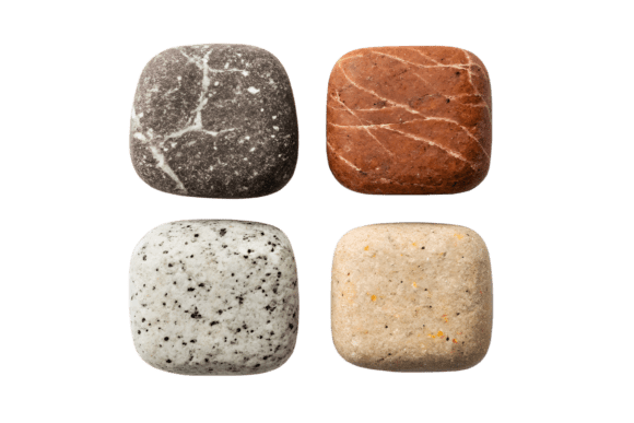 Download Four Smooth Rounded Stones PNG - Stones Collection