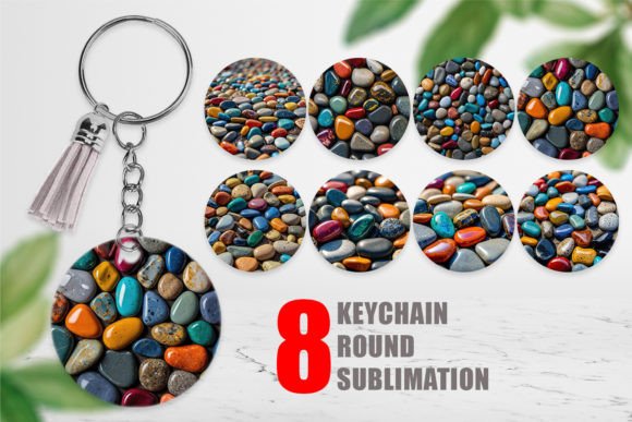 Download Keychain Colorful Stones - Stones Collection