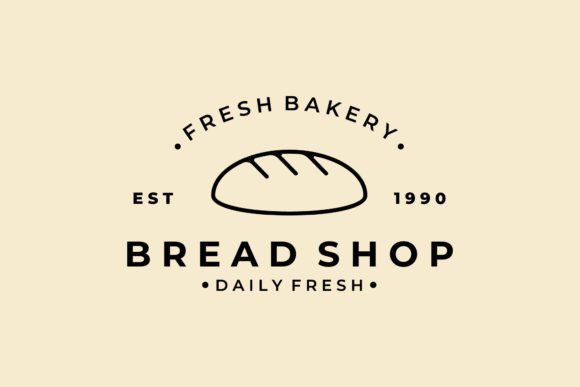 Download Bread Shop Logo Vector Template Design - Shop Collection