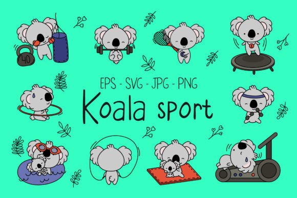 Download Cute Koala Sportsman Collection - Sportsman Collection