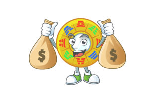 Download Chinese Circle Feng Shui Cartoon Style - Feng shui Collection
