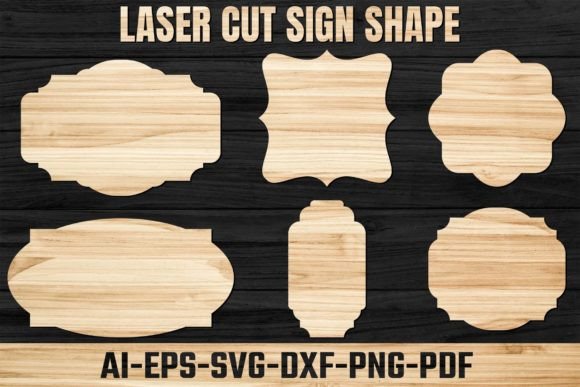 Download Laser Die Cut Sign Shape SVG Bundle 13 - Premium Resources