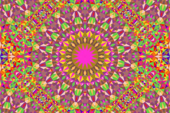 Download Abstract Triangle Mandala Background - Triangle mandala Collection